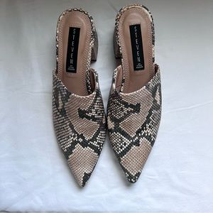 Steven by Steve Madden Follow heeled mules